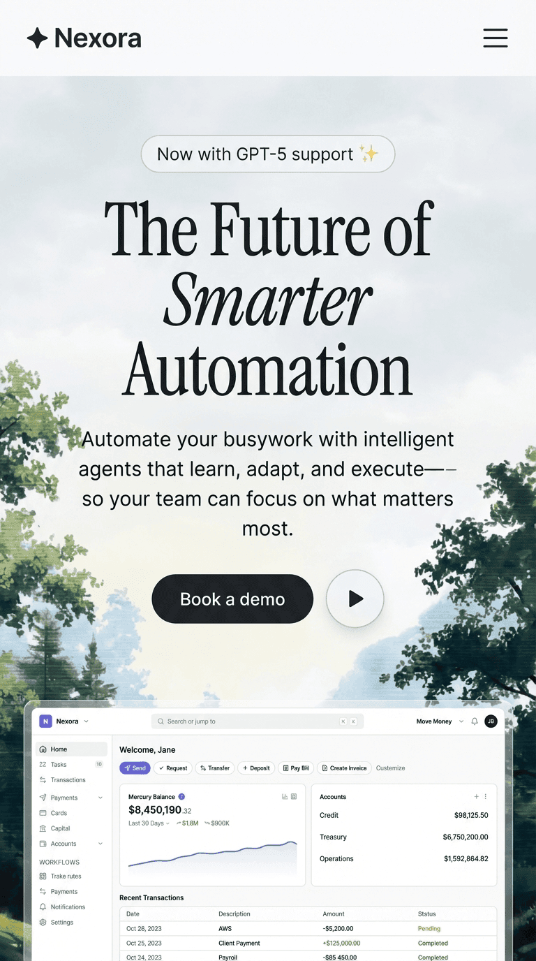 Plateforme SaaS Automation — Projet client — Mobile
